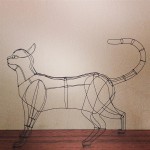 『マイノリティな夜』…Kazunari Yamada<br/>線と光と影のワイヤーアート